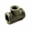 Thrifco Plumbing 1 Inch X 1 Inch X 3/4 Inch Black Steel Reducer Tee 8317077
